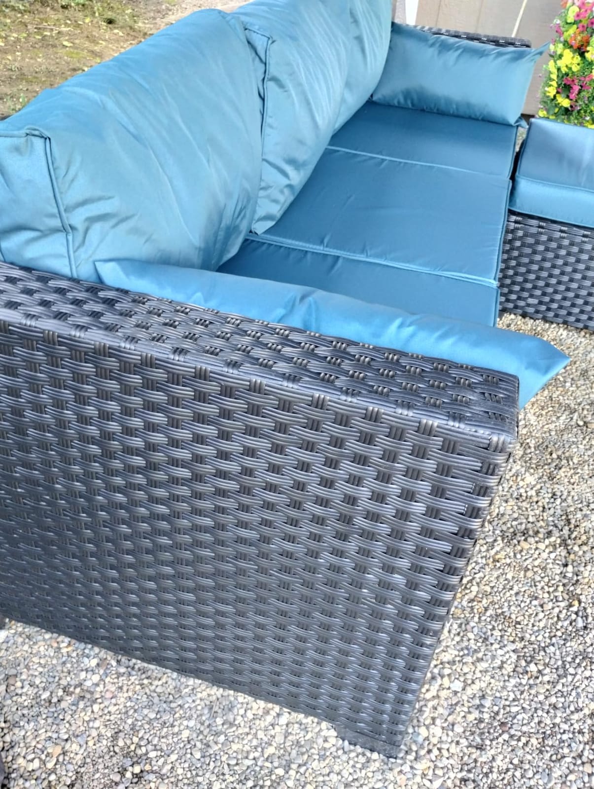 Patio Furniture Set 45 In Outdoor Fire Pits 7 Pieces Outdoor Patio Furniture 60000 BTU Outdoor Propane Fire Pit Table Patio Sofa Outdoor Chairs Anti-slip Cushions Waterproof Covers, Light Grey customer photo 1