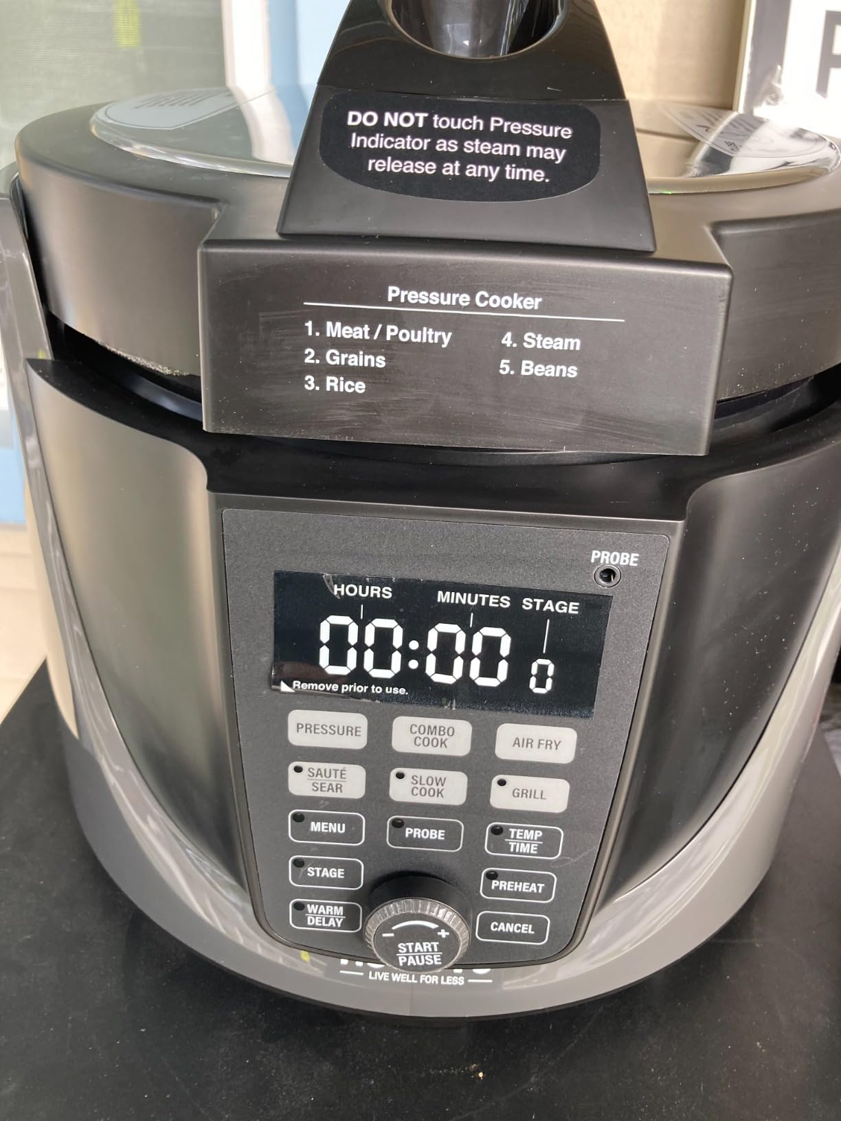 Nuwave Duet Electric Pressure Cooker & Air Fryer Combo w/Probe, 450-in-1, Integrated Digital Temp Probe, 6qt customer photo 1