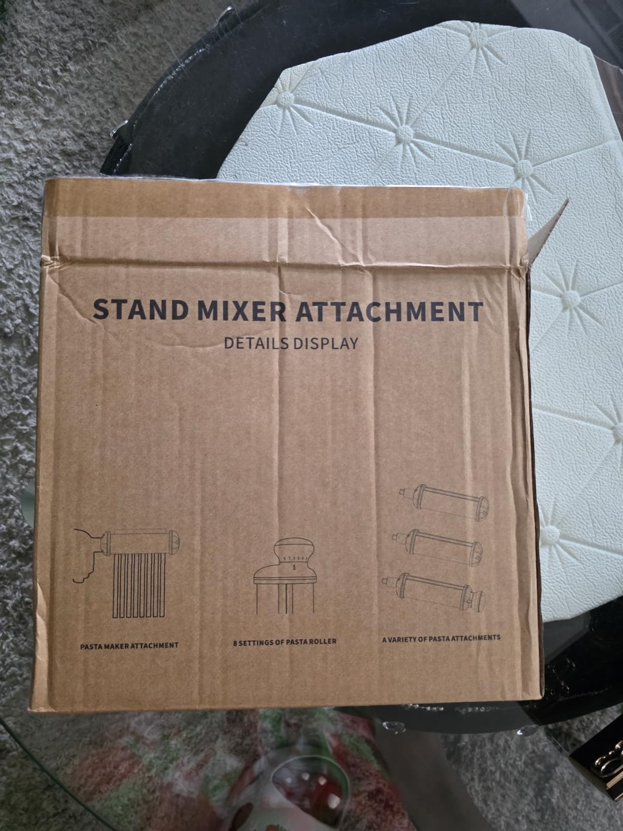 Pasta Maker Attachment for All Kitchenaid Stand Mixers, 3 PCS Kitchen Aid Pasta Attachments Included Pasta Dough Roller, Fettuccine Cutter, Spaghetti Cutter and Cleaning Brush customer photo 1
