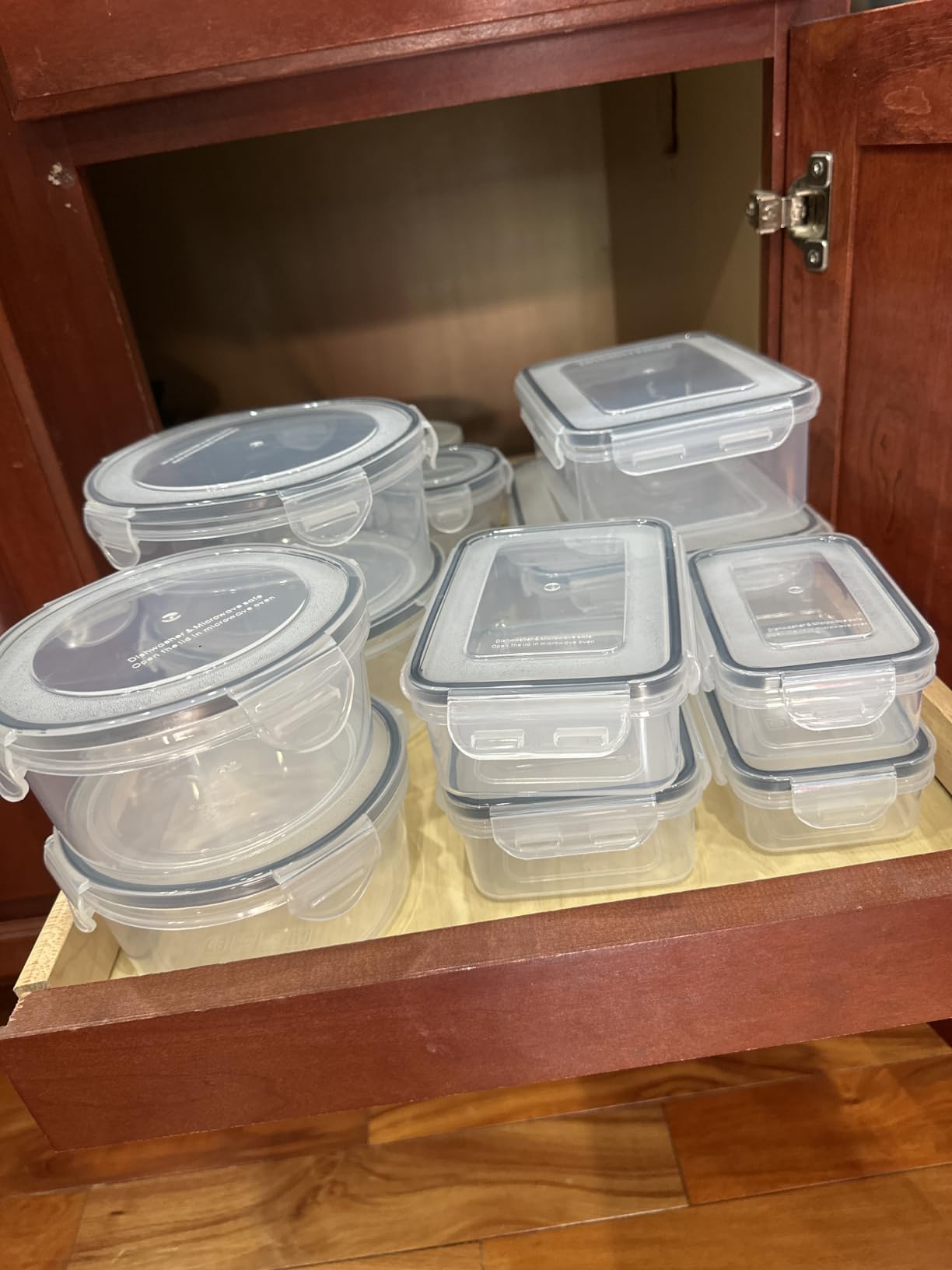 JSCARES 40 PCS Food Storage Containers with Lids Airtight (20 Lids &20 Containers) - Leakproof Meal-Prep Containers for Kitchen Storage Reusable Plastic Microwave/Dishwasher Safe with Labels & Pen customer photo 2