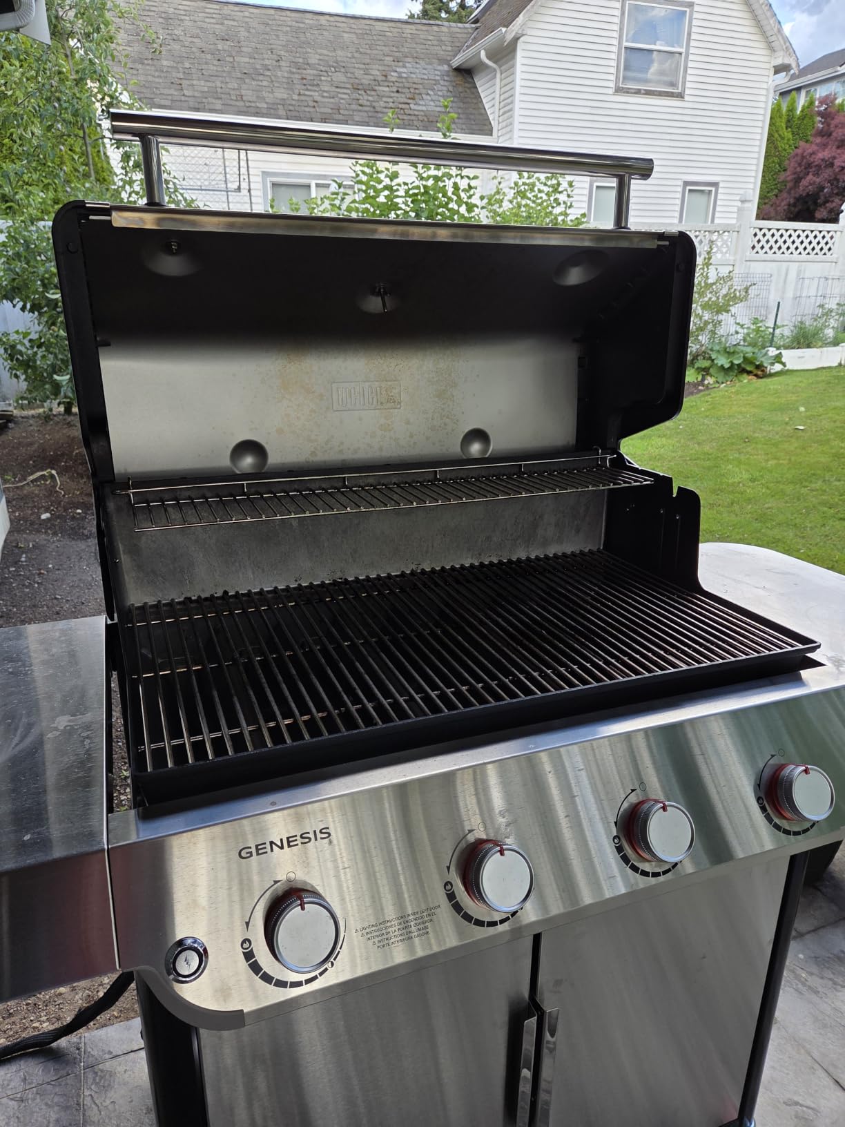Weber Genesis S-415 Gas Grill, Natural Gas Grill, Stainless Steel BBQ Grill customer photo 2