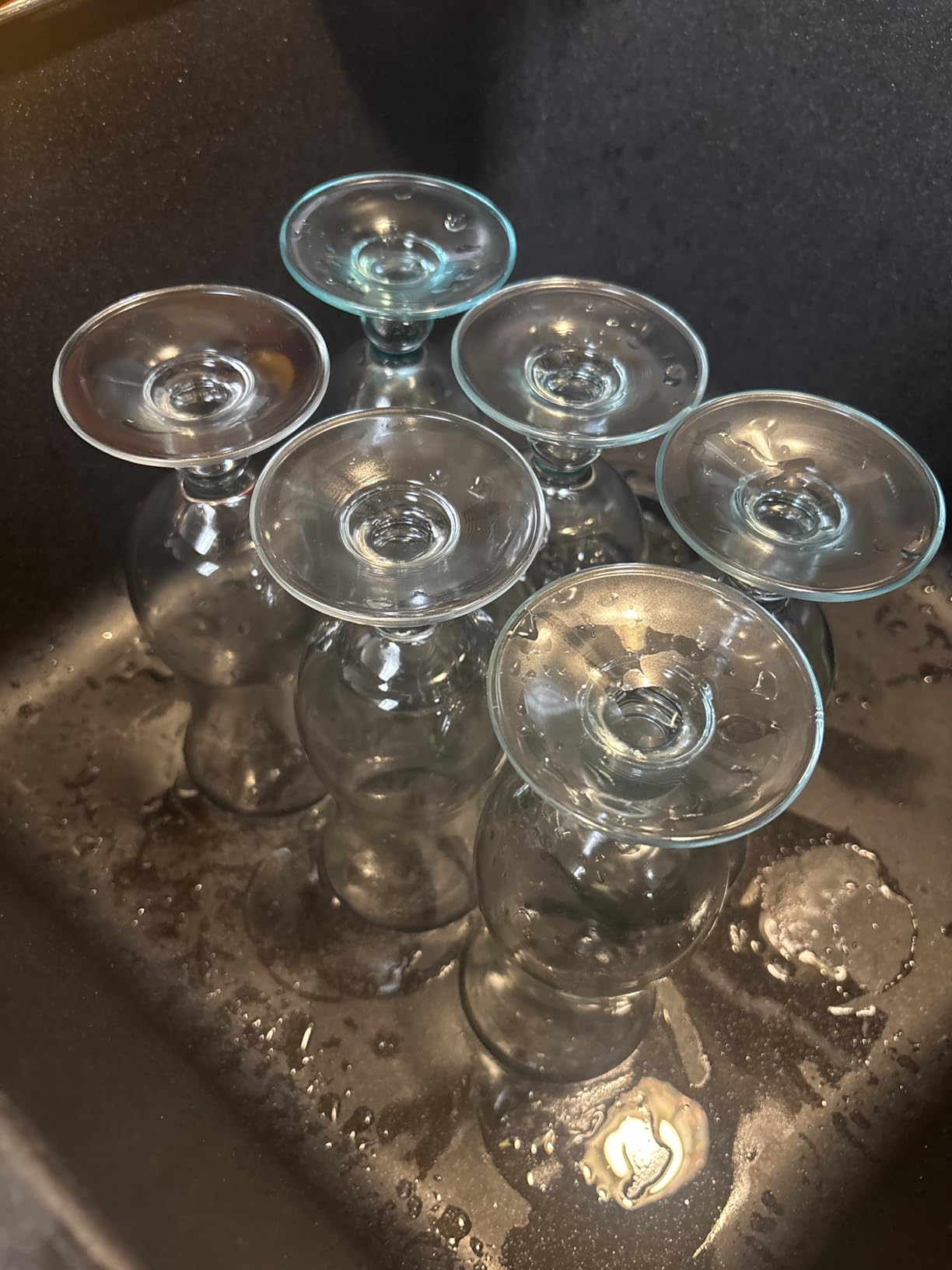 Cheardia 6 Pack Hurricane Glass, 14 oz Pina Colada Glasses Clear Tulip Drinking Cups for Juices, Cocktails, Full-Bodied Beer, Tropical Drinks, Water, Beverages customer photo 1