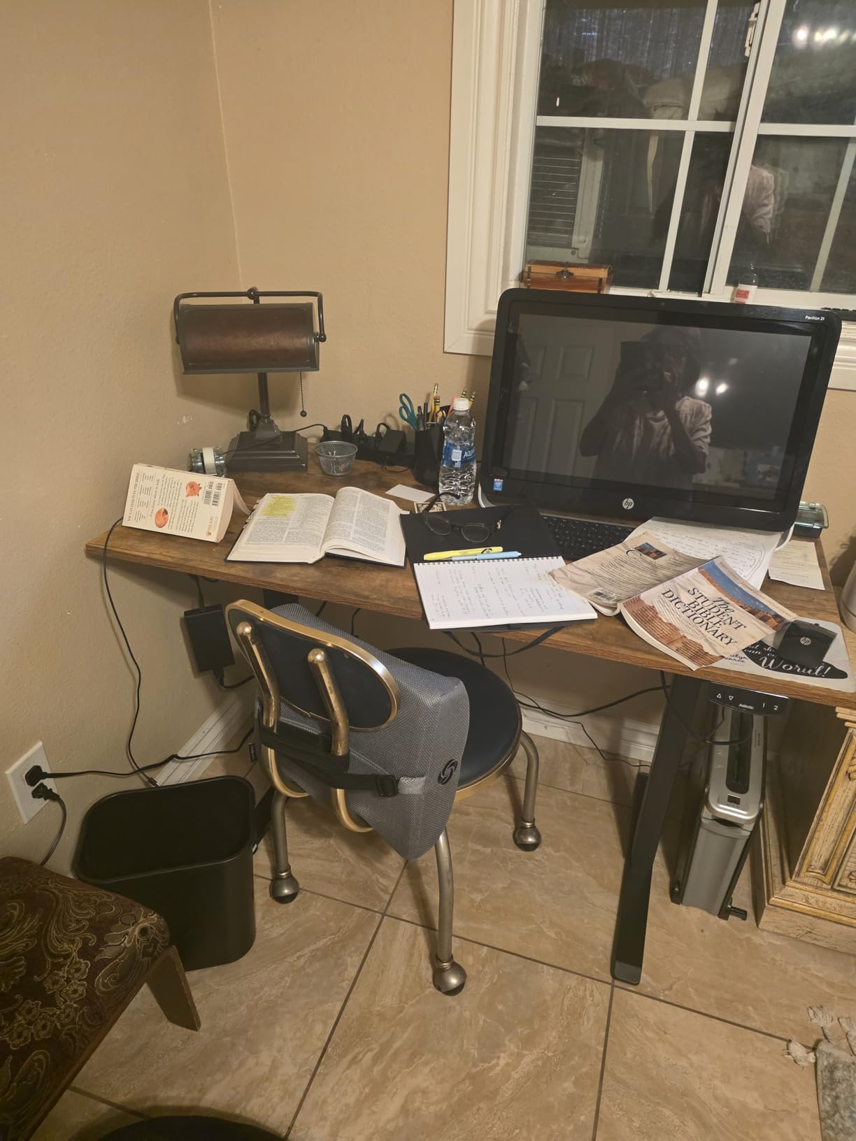 Agilestic 48*24 Inch Height Adjustable Electric Standing Desk, Rustic Brown customer photo 1
