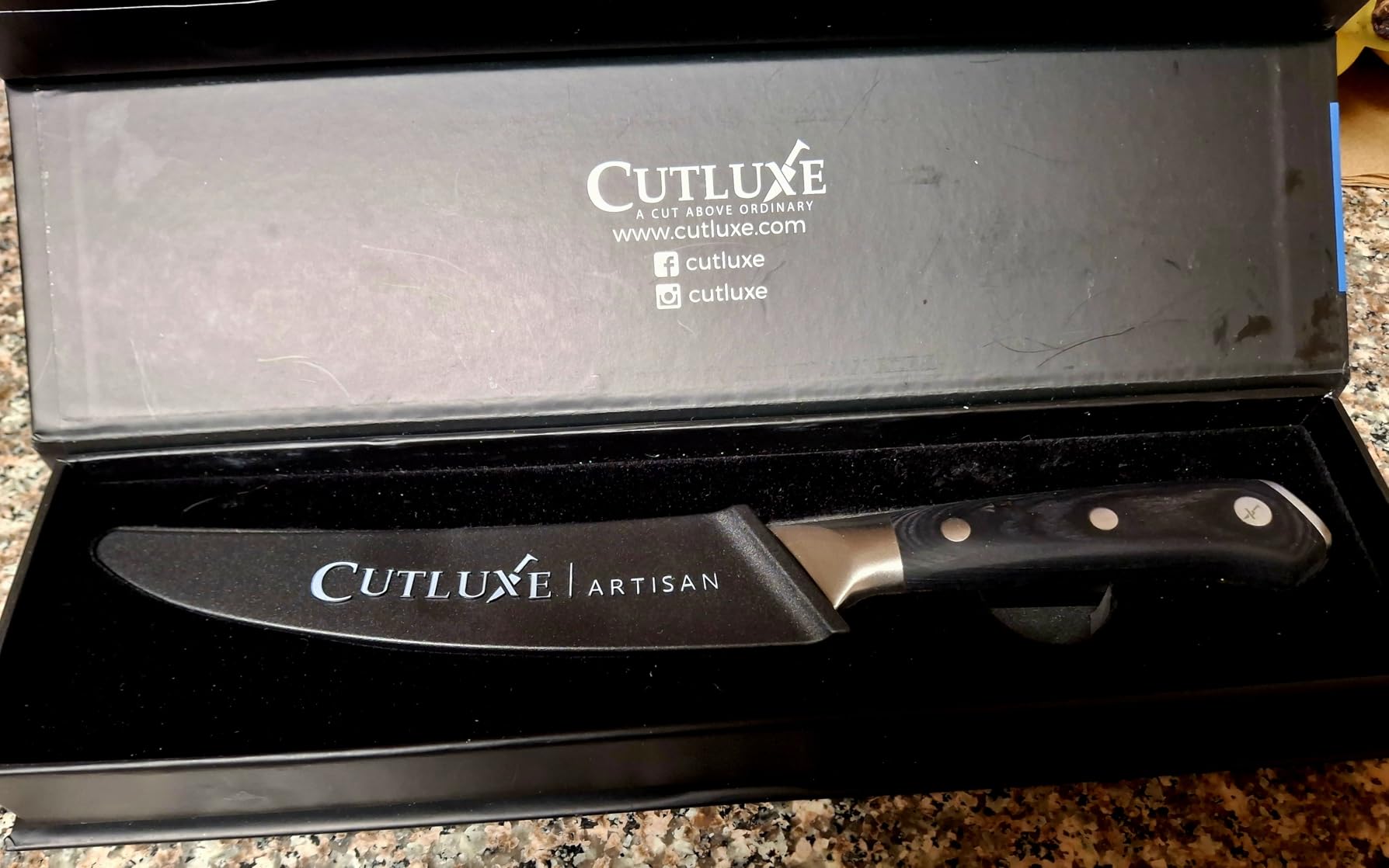 Cutluxe Curved Boning Knife, 6