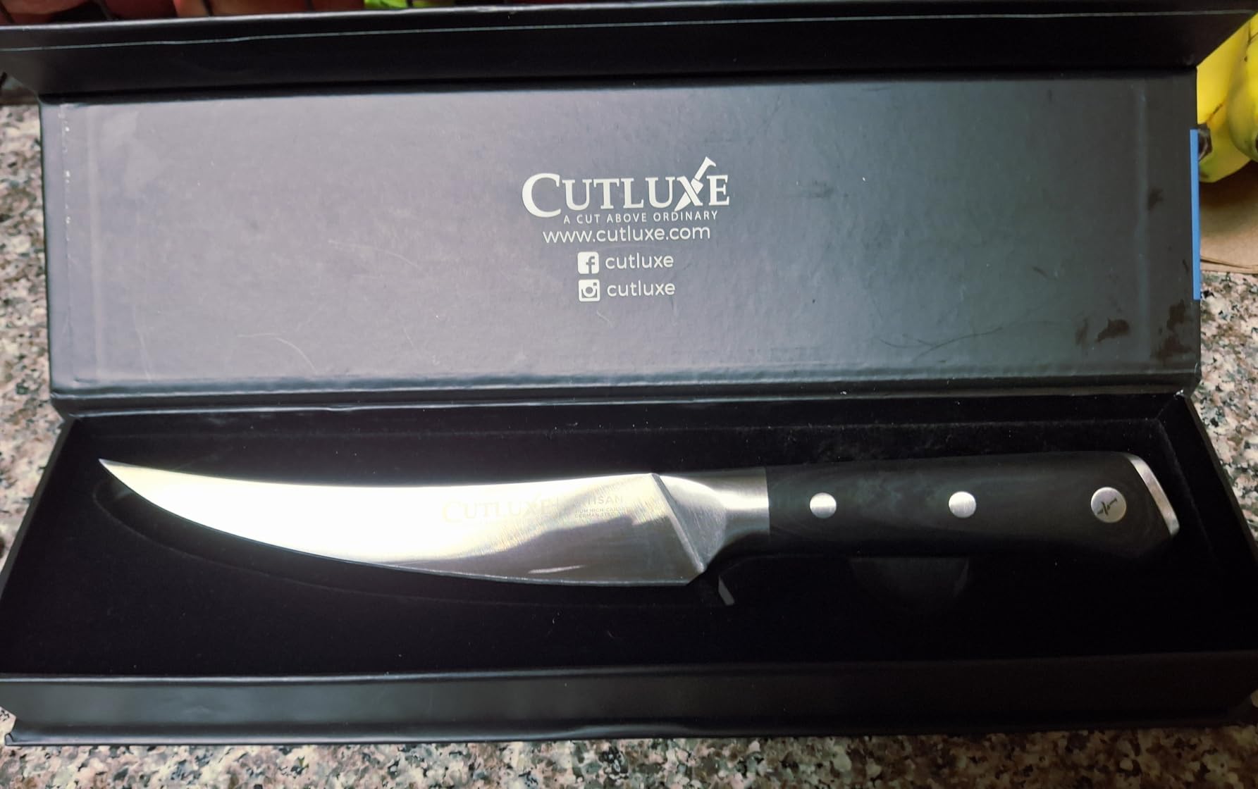 Cutluxe Curved Boning Knife, 6