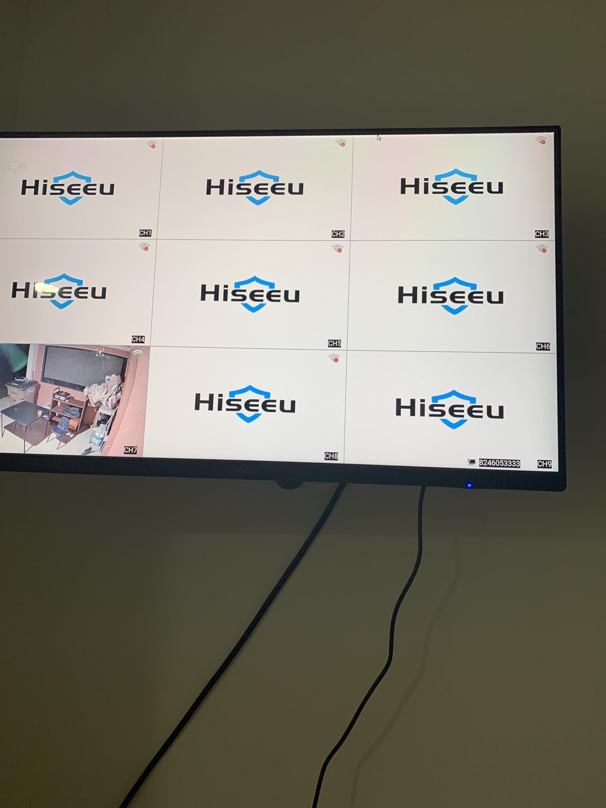 Hiseeu Home Security Camera System, 24/7 Recording, Wired Plug-in Powered 8Pcs 5MP Outdoor Camera, 4K NVR Kit, Night Vision, IP66, Motion Detection, 3TB HDD, 2.4G/5G Wireless Pro WiFi customer photo 2