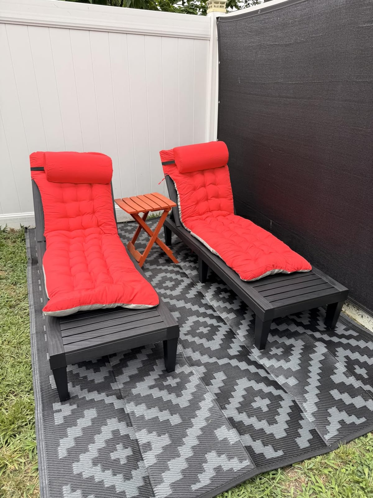 Nestl Lounge Chair Outdoor, Tanning Chair, Chaise Lounge Outdoor Set of 2 customer photo 2