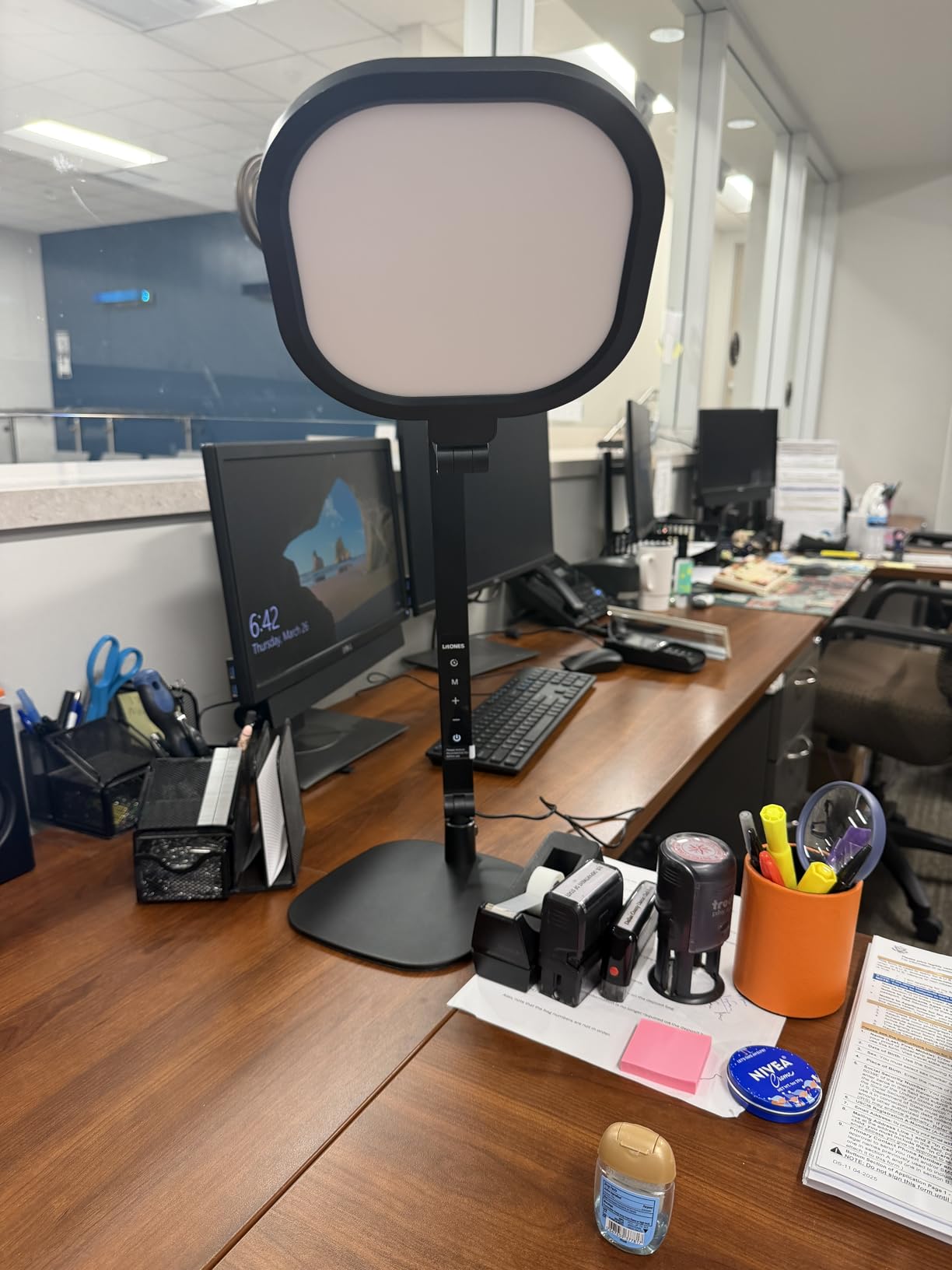 LitONES LED Desk Lamp for Home Office, Soft Edge-lit Design - Modern Style customer photo 2