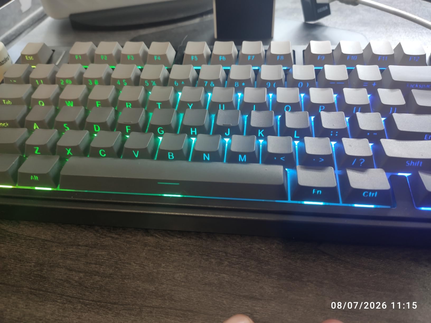 AULA F75 Pro Wireless Mechanical Keyboard, 75% Hot Swappable Custom Keyboard with Knob, RGB Backlit, Pre-lubed Reaper Switches, Side Printed PBT Keycaps, 2.4GHz/USB-C/BT5.0 Mechanical Gaming Keyboards customer photo 1