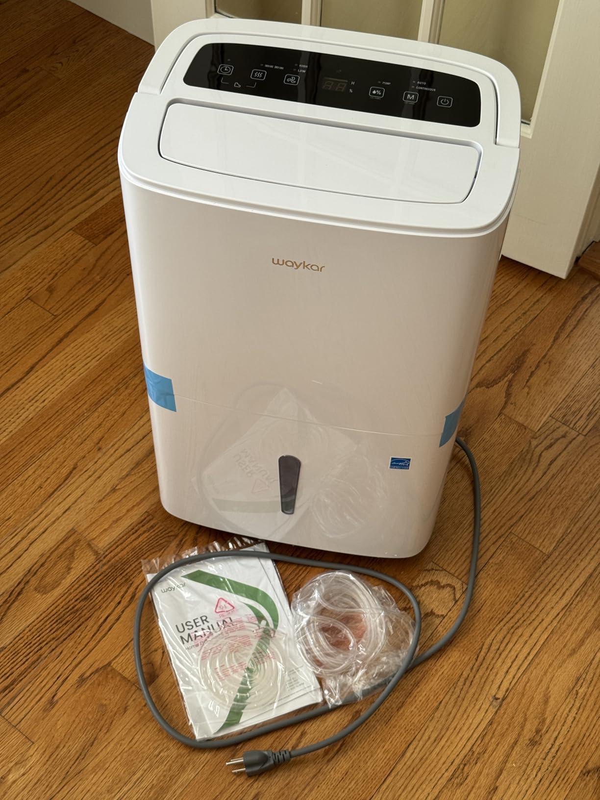 Waykar 150 Pints 2025 Energy Star Dehumidifier with Pump for Spaces up to 7,000 Sq. Ft. at Commercial and Industrial Large Room, Warehouse, Home, Basement, with Drain Hose, Auto Defrost, Self-Drying customer photo 1
