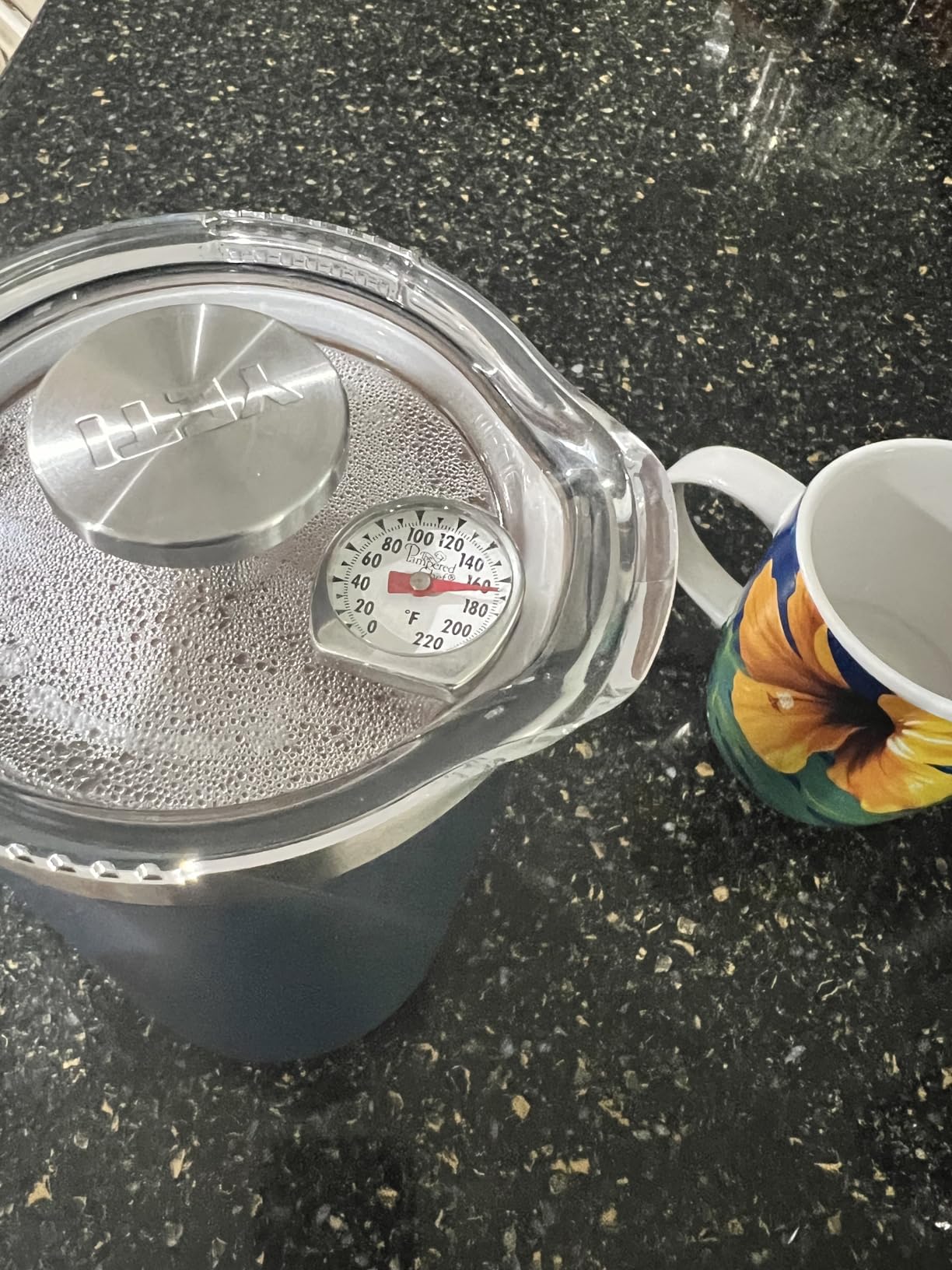 YETI Rambler 34 oz. French Press Coffee Maker, with GroundsControl Filter, Navy customer photo 1