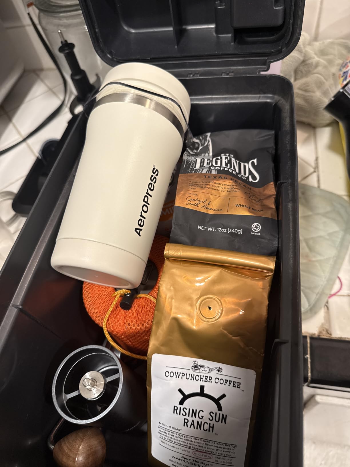 AeroPress Go Plus Portable Coffee Maker Kit, Black | Small, Travel, Camping & Office, All-in-One French Press, Pour-Over & Espresso Style Manual Brewer customer photo 1
