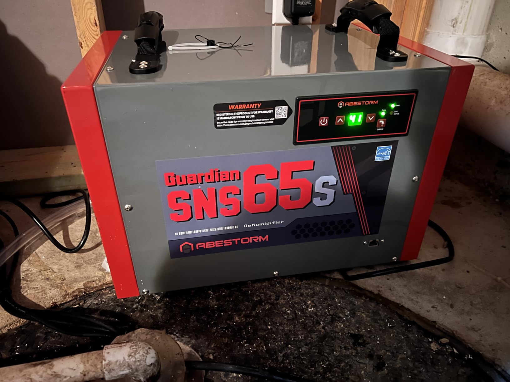 Abestorm 70 PPD Dehumidifier with Pump & Hose for Crawl Space & Basement customer photo 2