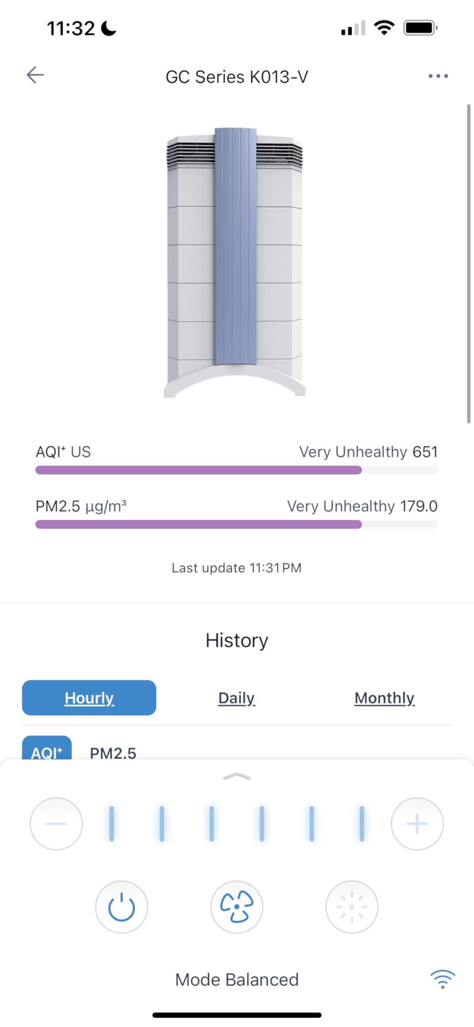 IQAir HealthPro Plus XE Air Purifier HyperHEPA WiFi, Large Rooms 1125 sq ft customer photo 1
