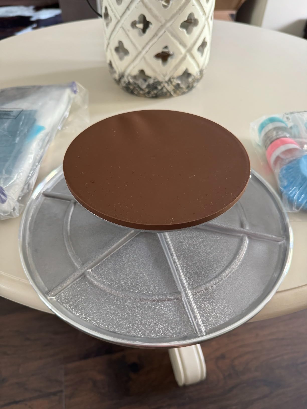 Kootek 253 Aluminum Cake Decorating Kit, Baking Tools for Beginners & Pros | Smooth Rotating, Easy to Clean, Cake Stand Turntable for Decorating Display Baking, Piping Bags and Tips Set customer photo 1