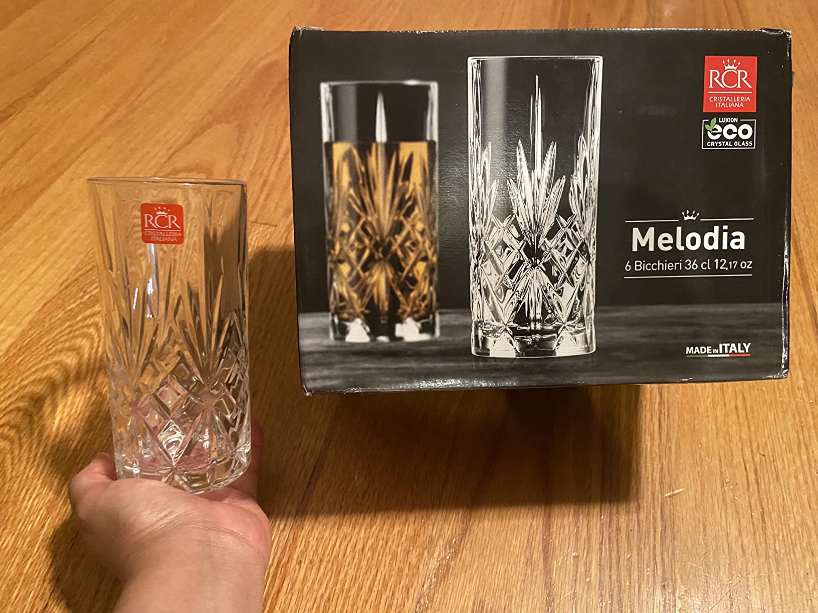 Barski Whiskey Glasses - Double Old Fashioned Rocks Glass - Set of 4 Lowball Tumbler - DOF Crystal Glass Tumblers - For Scotch - Bourbon - Made in Europe customer photo 1