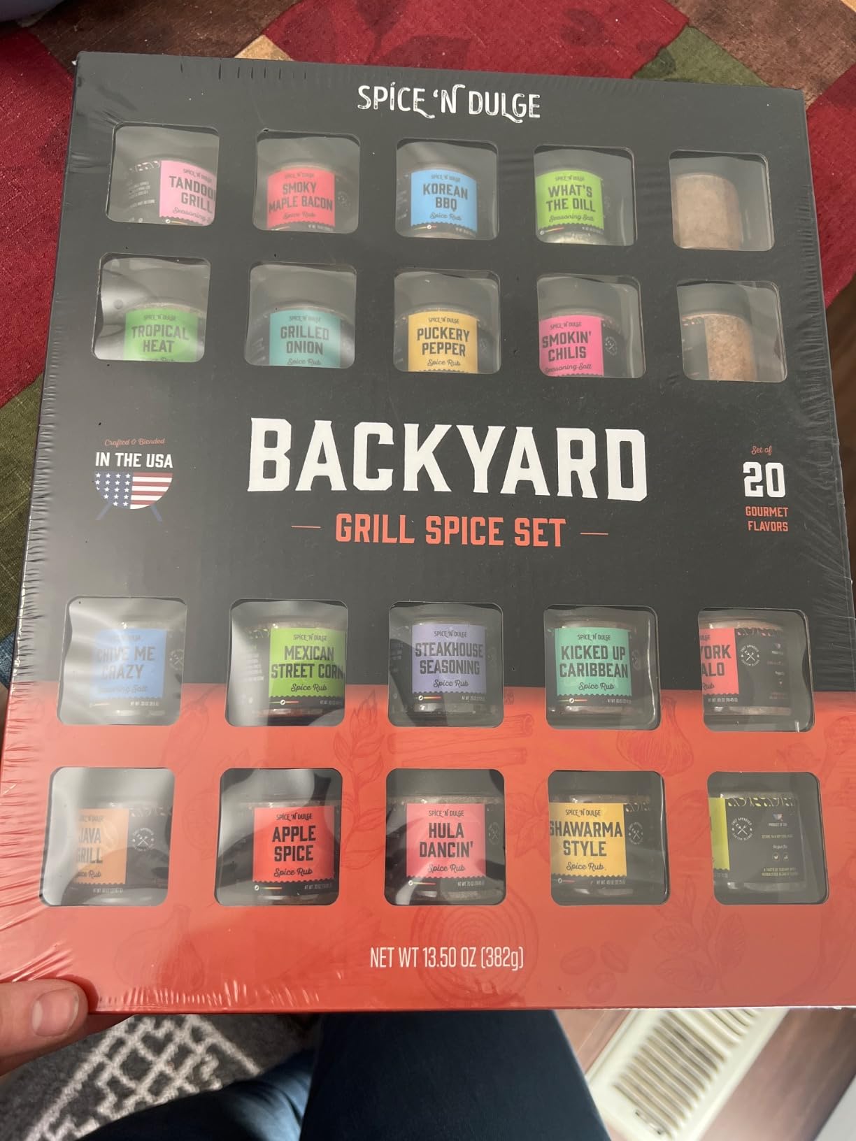 Grilling Spice Set Grill Seasoning Gifts, 20 Unique Spices and Seasonings Jars Gift Set, BBQ Gifts For Men, Dad, Husband, Father, Flavors Like Chili, Cajun, Garlic, Steak, Rub, Herbs, Blend and More customer photo 2