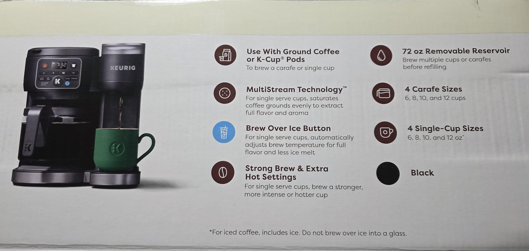 Keurig K-Duo Hot & Iced Single Serve & Carafe Coffee Maker, 72oz Reservoir (Gen 2) customer photo 2