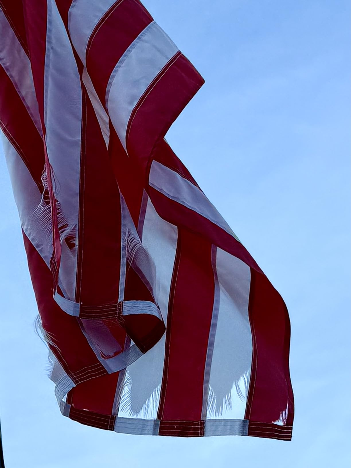 25 FT Heavy Duty Flag Pole for Outside House,10 Gauge Aluminum customer photo 1