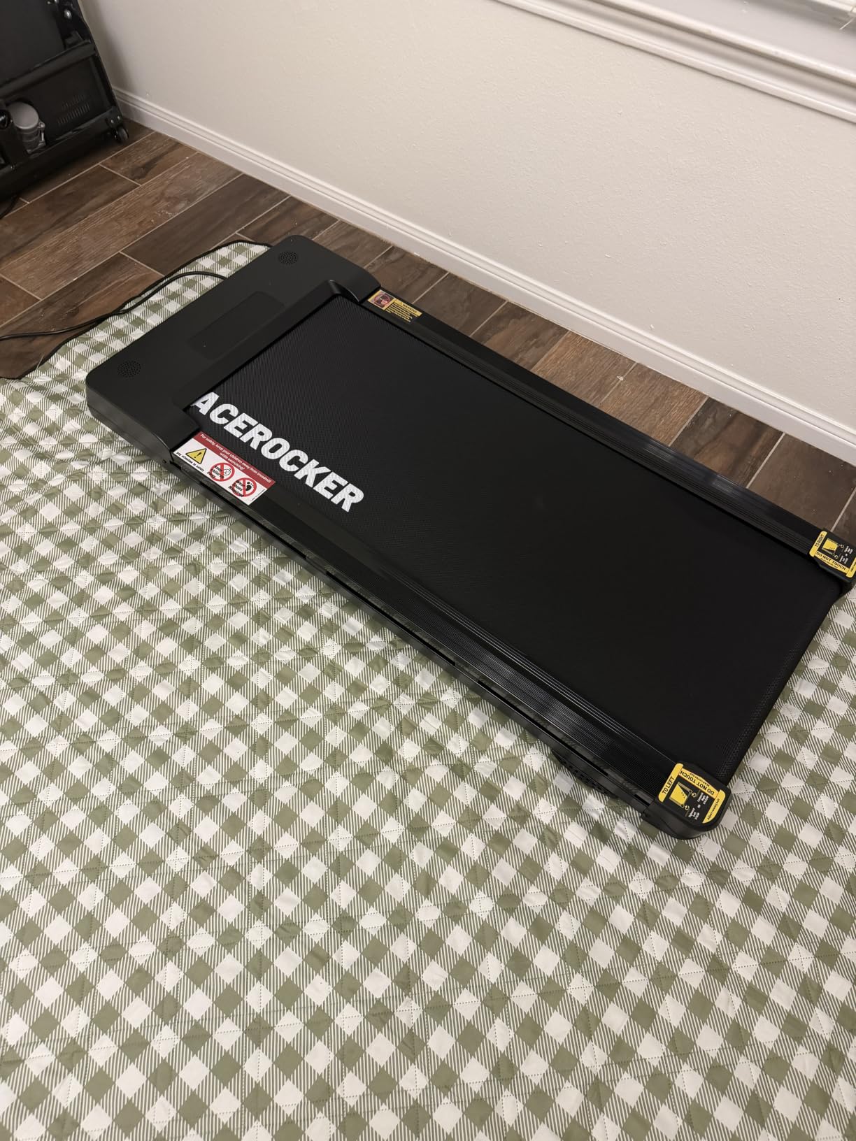 PACEROCKER Walking Pad Treadmill, Auto Incline to 12%, Under Desk Treadmill | 450 lb capacity, Auto incline 9 levels max 12%, smart APP tracking, Bluetooth speaker, compact treadmills for home customer photo 2