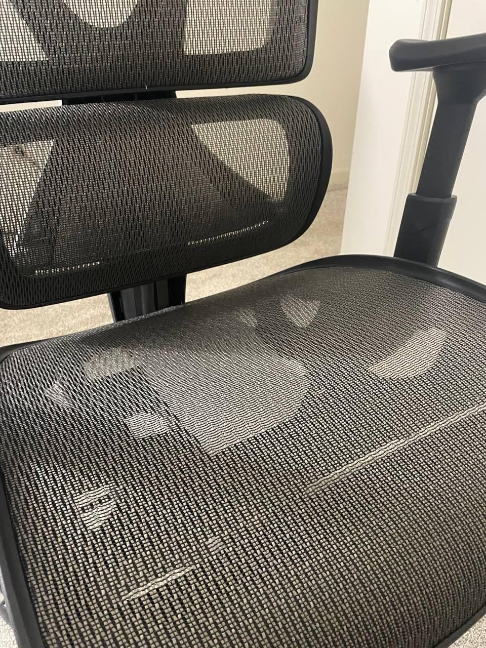 GABRYLLY Ergonomic Office Chair, Big and Tall Mesh Chair with Lumbar Support, 3D armrest - 215° Rotation, Adjustable Headrest & Soft Seat, Durable Computer Chair 350LBS for Work Gaming customer photo 1