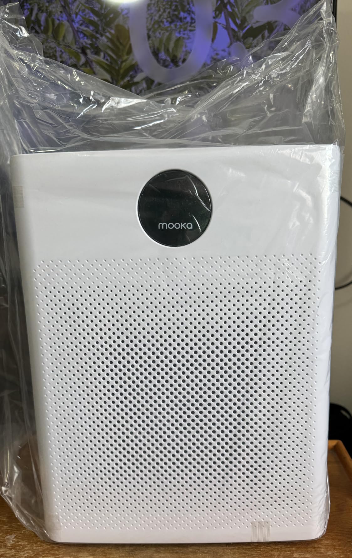 MOOKA Air Purifier for Home Pets with Washable Filter, PM 2.5 Display Air Quality Sensor, 2200sq.ft, Pet Mode Air purifier with 26db Quiet HEPA Sleep Mode, AQI Display, Air Cleaner for Pets Hair Dander, Smoke, Odors, Pollen, PR1 White customer photo 2