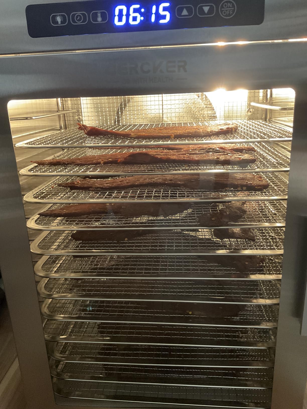 Food-Dehydrator for Fruit 14 Trays Large Food Dryer for Beef Jerky 190°F customer photo 1
