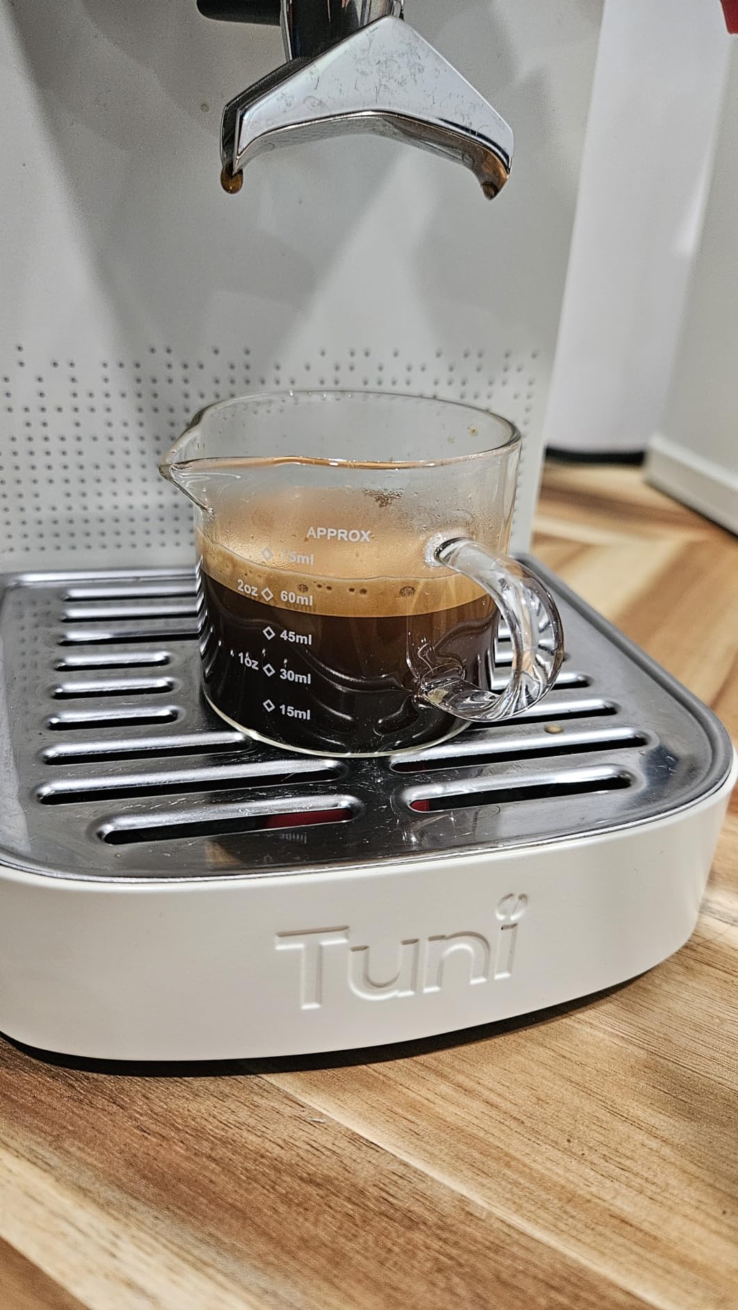 Tuni G1 Conical Burr Coffee Grinder, 48 Grind Settings, Ivory customer photo 1