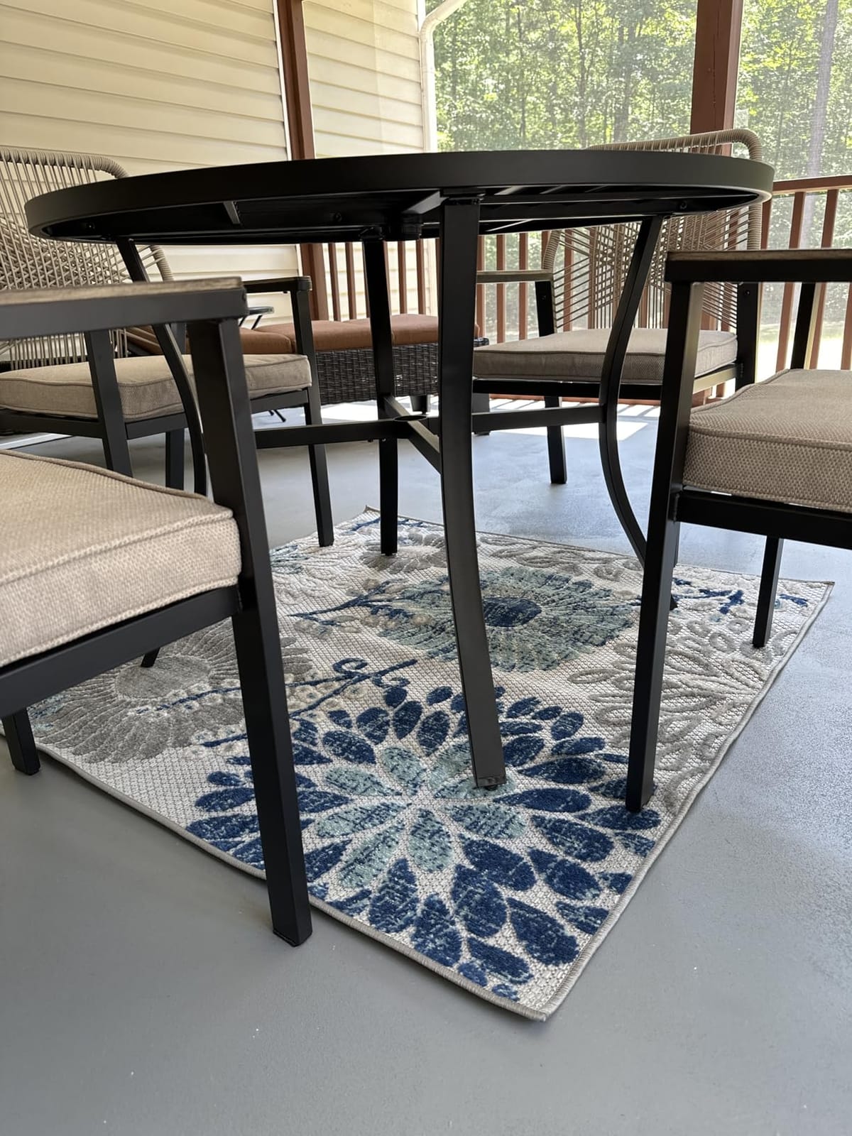 SUNSHINE VALLEY 9pc Patio Dining Set, 83