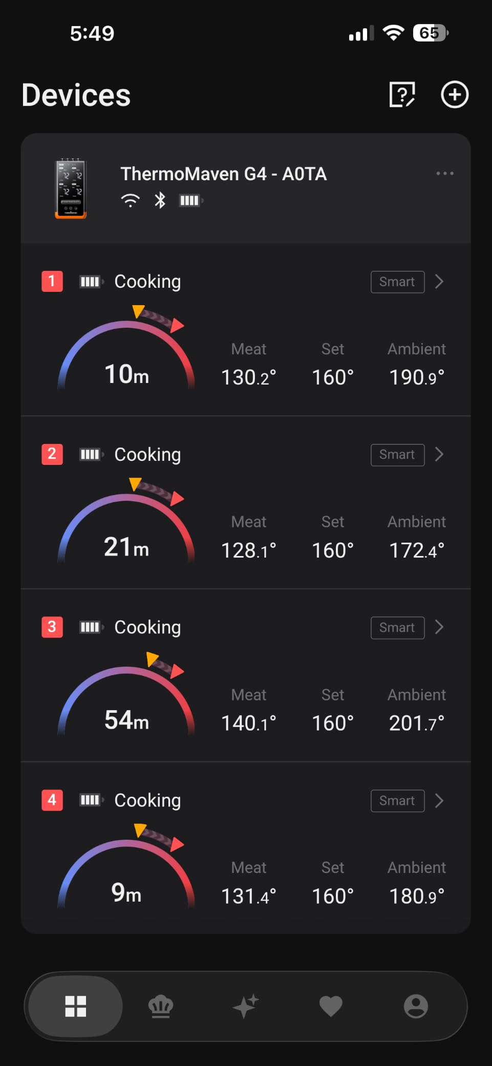 ThermoMaven Sub-1G Wireless Meat Thermometer, 2 Probes WiFi Thermometer, 3000FT Open Range, Smart App + Base Control, 6 Sensor NIST +/-0.5F Accuracy, BBQ Smoker Grill Oven, Brisket Steak Turkey Pork customer photo 1