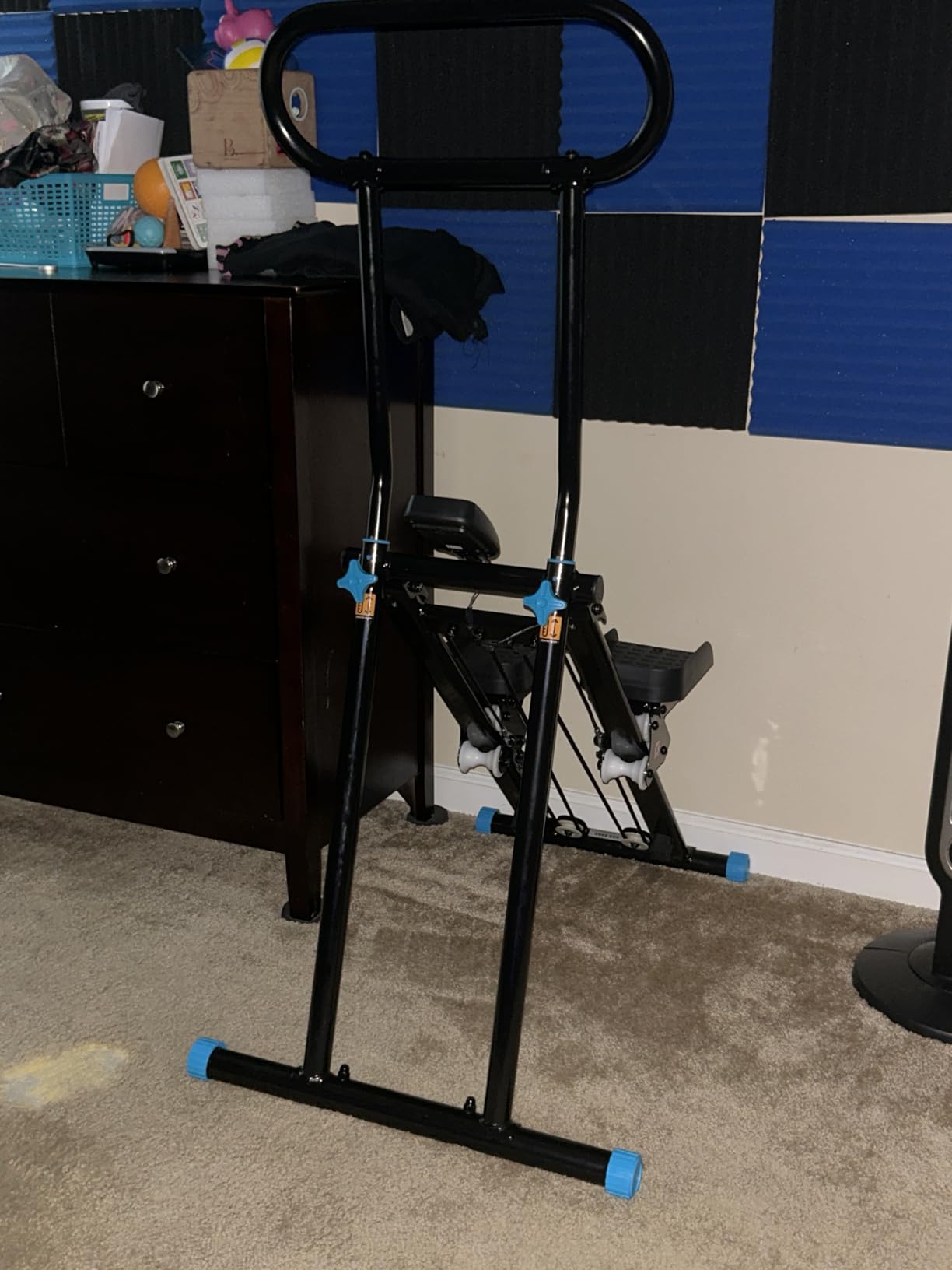HXD-ERGO Stair Stepper for Home with Adjustable Resistance for Full Body | Muti-Level Resistance & 3 Height Handlebar, 300lbs Capacity, For Home Workout, Folding Stair Climber Cardio Exercise Machine customer photo 2