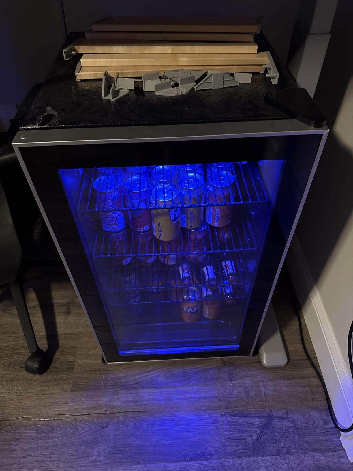 Electactic Mini Fridge 130 Can Beverage Refrigerator Cooler, 3.2 Cu.Ft Drink Fridge for Soda Wine Beer, Digital Temperature Control Cooler for Home, Dorm, Bar customer photo 1