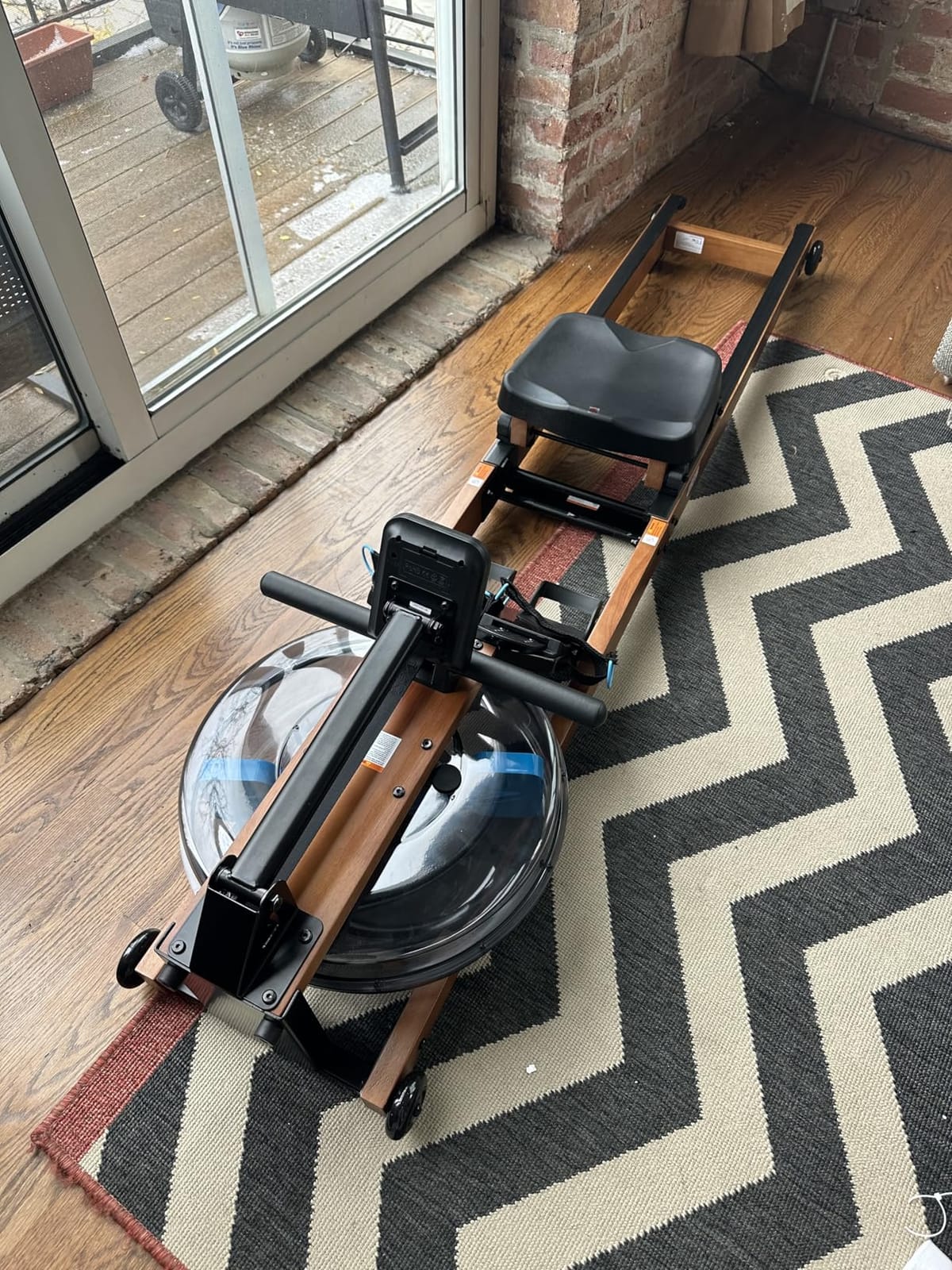 Merach R280 Water Rowing Machine, Foldable & Space-Saving, 400lbs Capacity customer photo 2