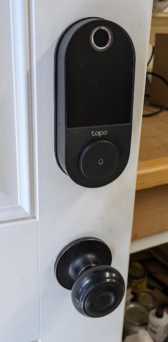 Tapo Smart Wi-Fi Door Lock, Deadbolt, Fingerprint Recognition, DL110 customer photo 2