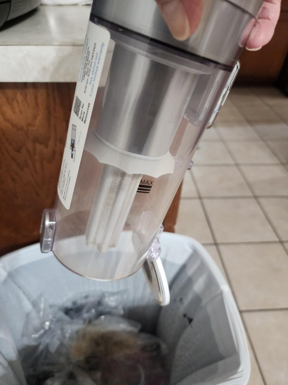 LEVOIT Cordless Vacuum, Strong Suction, Lightweight | Up to 50 Minutes, LED Headlights, Anti-Tangle Brush, Versatile for Carpets & Hard Floors, LVAC-200 White & Blue customer photo 1
