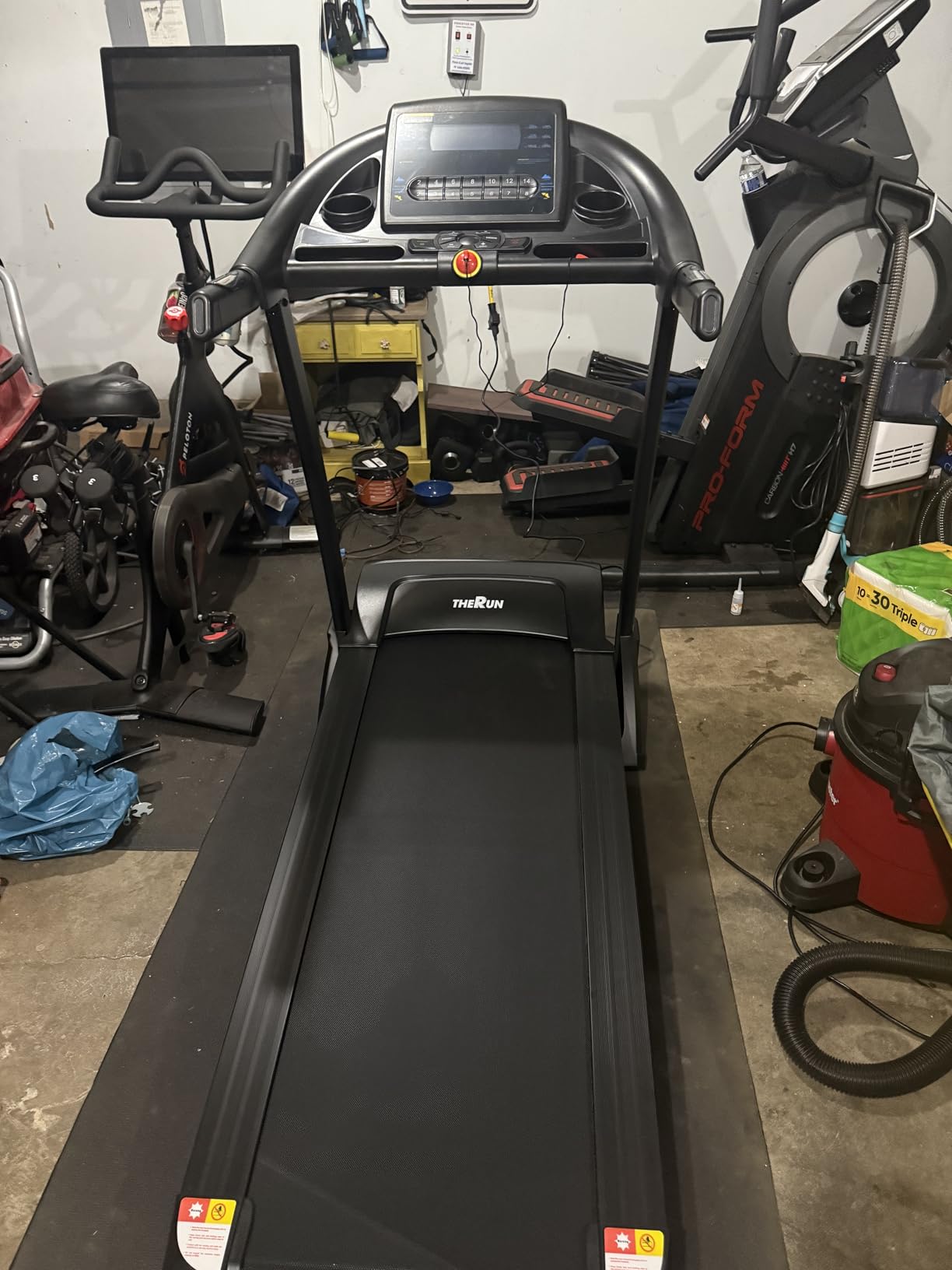 THERUN Incline Treadmill, Treadmills for Running and Walking, 300 lbs Weight Capacity Folding Treadmill with 0-15% Auto Incline, Wide Belt, 3.5 HP, App, Heart Rate customer photo 2