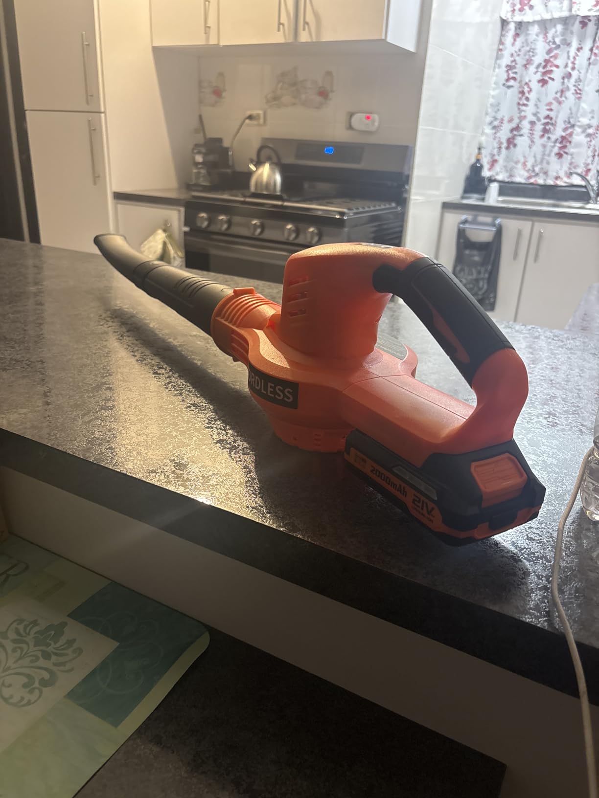 Leaf Blower Cordless 21V Electric with 2 Batteries and Charger Lightweight | 2 Speed Mode Powerful Battery Powered Rechargeable Electric Leaf Blowers 2.0Ah Handheld for Lawn Care Yard and Patio customer photo 1