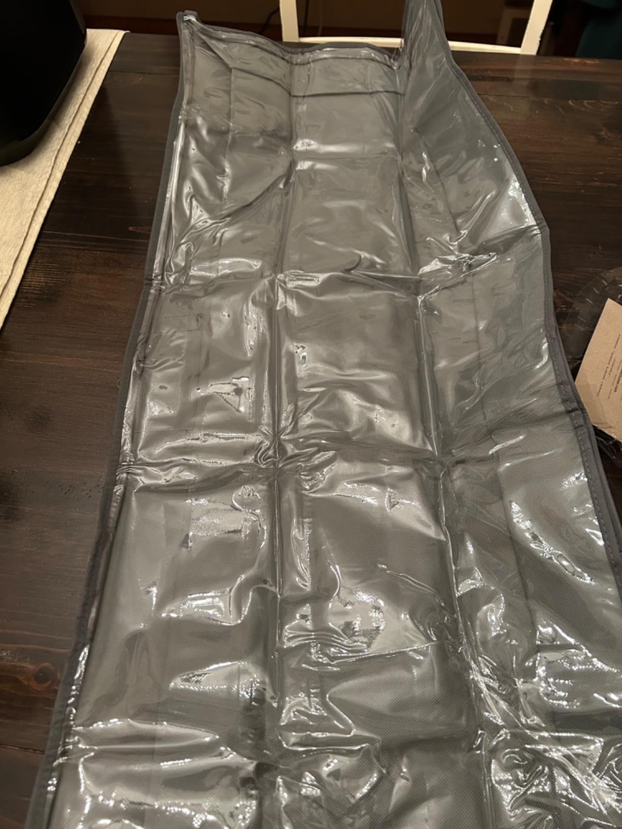 ZOBER Under Bed Storage Bags, Underbed Storage Containers, Gray, 90L 4-Pack customer photo 2