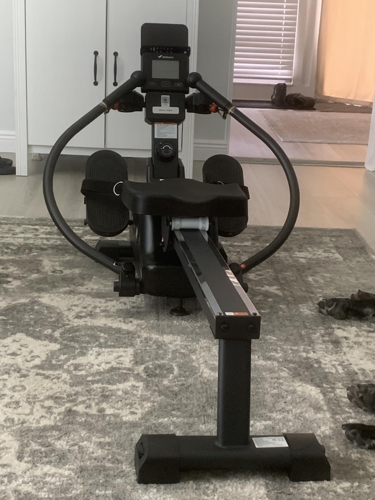 Merach RS3 Scull Rowing Machine for Home, Simulate Real Row, Ergonomic Seat | 16 Levels Quiet Magnetic Resistance, Multiple Rower Modes, Full-Body Workout, Multi-App Support, Max 350 lbs Capacity customer photo 1