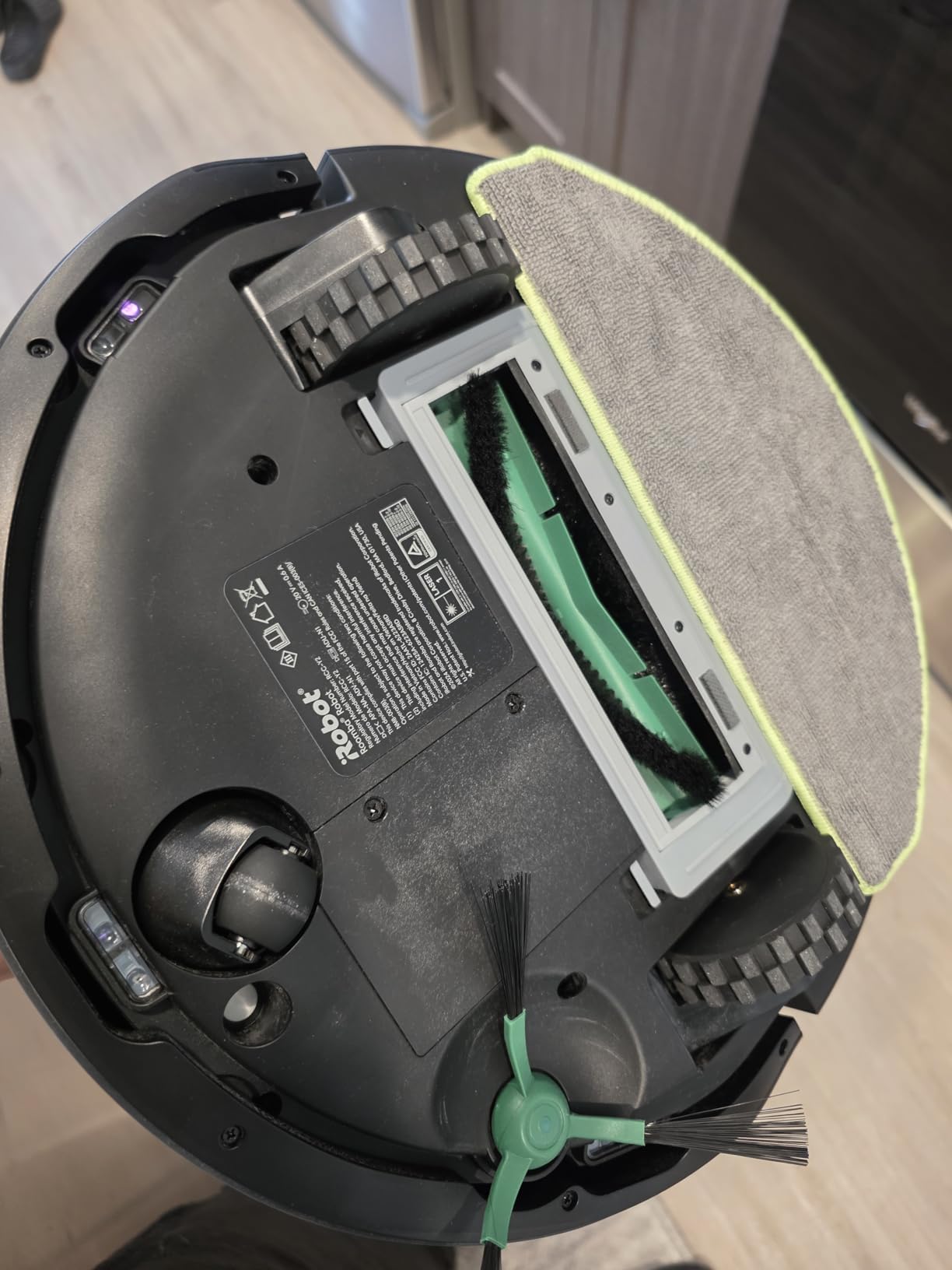 iRobot Roomba 105 Combo Robot Vacuum & Mop with AutoEmpty Dock - Self-Empties for 75 Days, Intense Power-Lifting Suction, LiDAR Navigation, Multiple Cleaning Modes, Avoids Mopping Carpet | Up to 75-day capacity, intense suction, LiDAR navigation, multiple cleaning modes customer photo 1