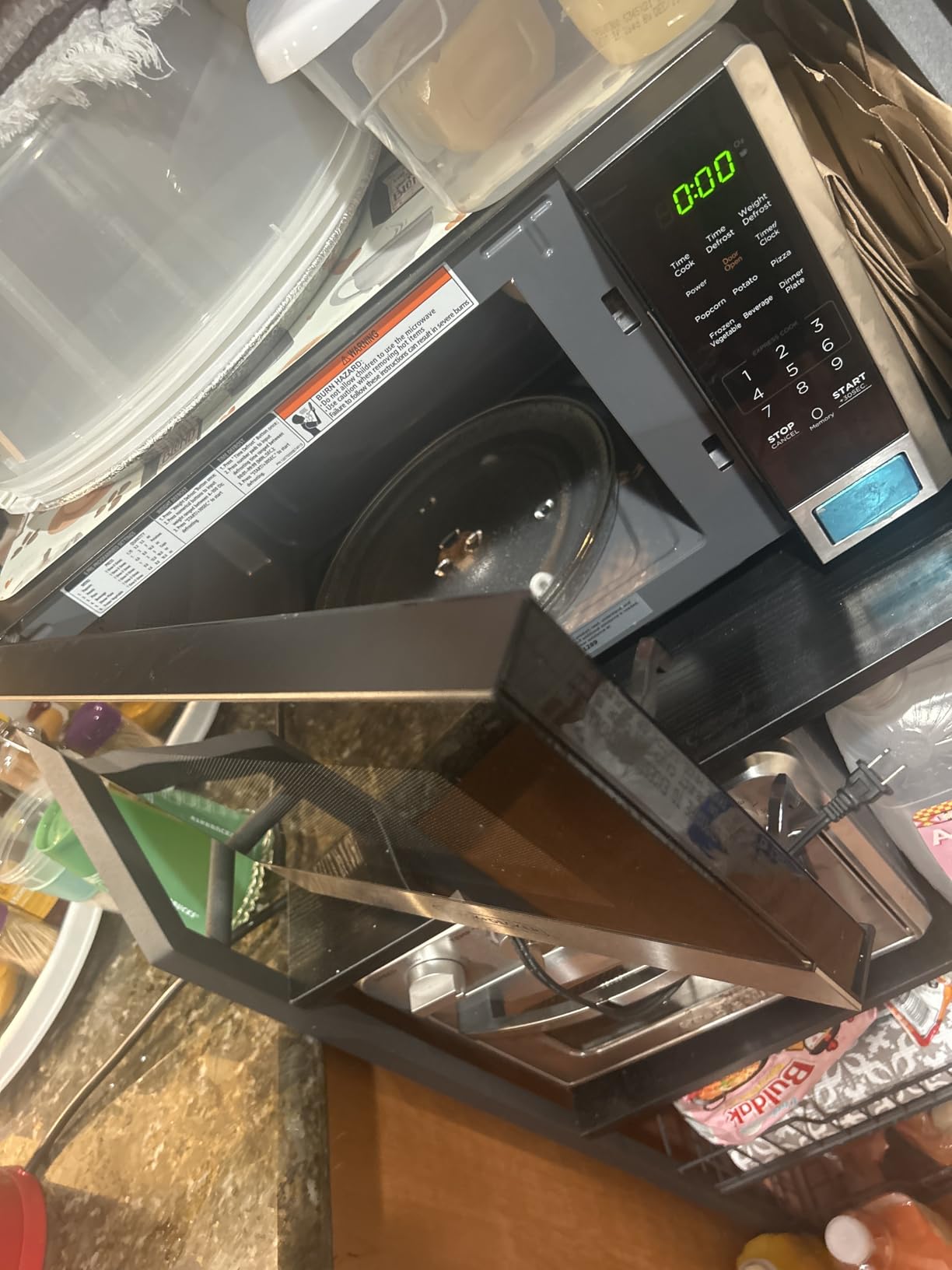 BLACK+DECKER Over-the-Range Microwave Oven, 1.7 Cu.Ft, 1000W, White | Vent Fan with Light, One-Touch Auto Cooking, 10 Power Levels, Child Safety Lock, Over Stove customer photo 2