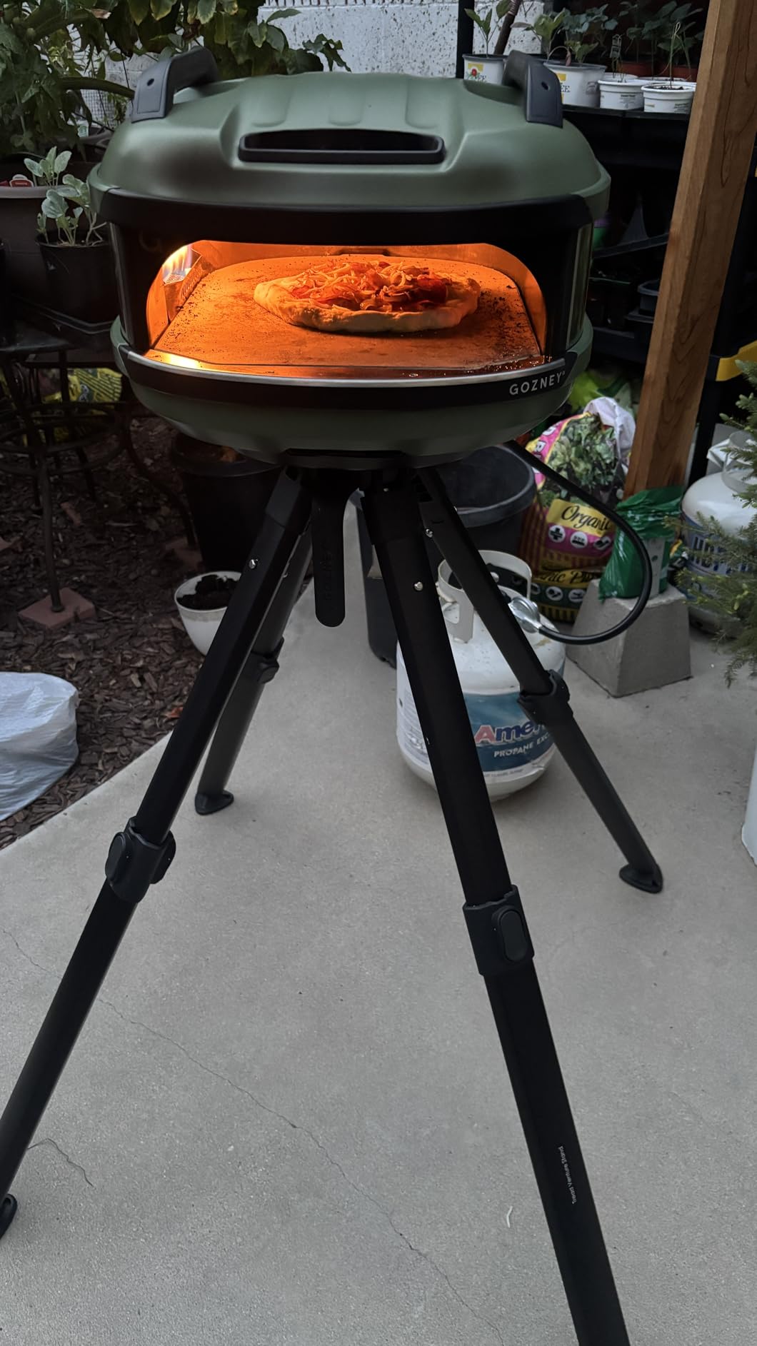 Gozney Tread Portable Pizza Oven, Olive, Makes 12