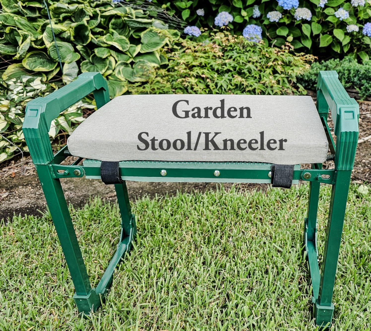 Saker Garden Kneeler and Seat Foldable Gardening Stool with Extendable Legs | Thickened Pad Tool/Storage Bag, Heavy Duty 400lbs Support for Elderly, Gardening, Outdoor Use customer photo 1