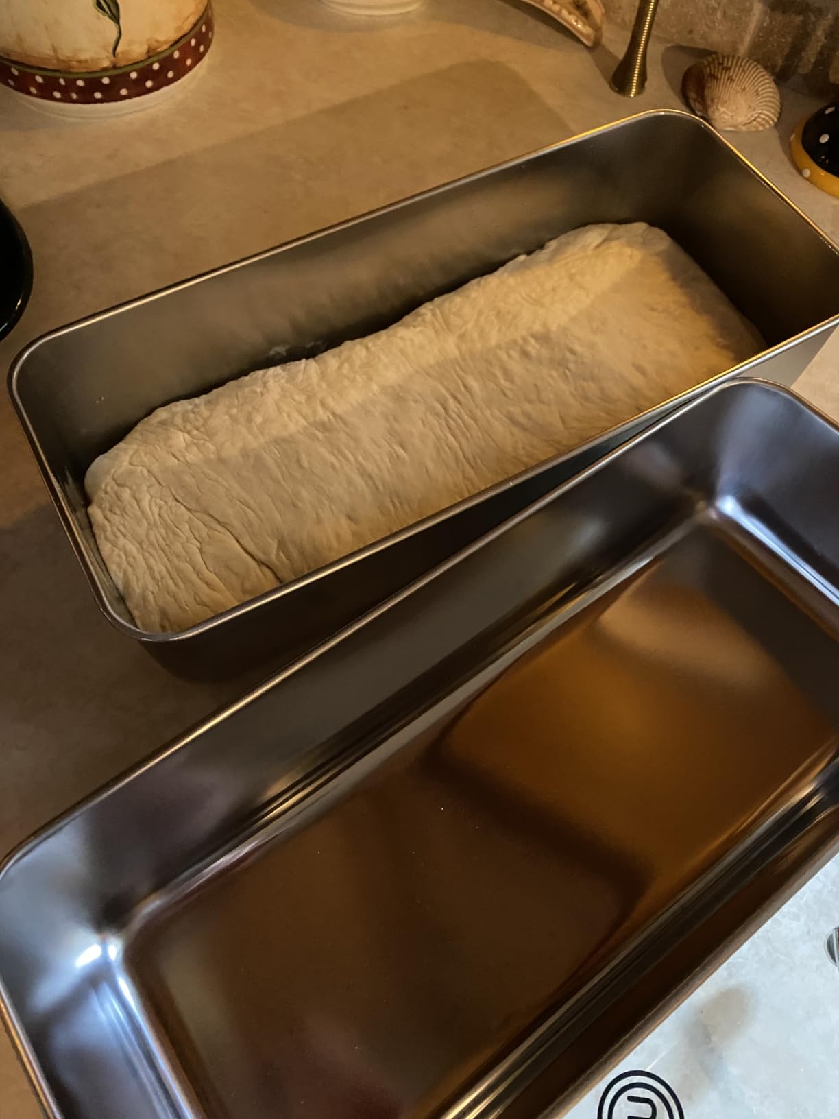 P&P CHEF Bread Loaf Pan, Stainless Steel Large Loaf Pans for Baking, 2Pcs | 12 x 5 Inch Large Bread Loaf Pan for Baking Homemade Bread, Meatloaf, Brownies, Non-Toxic & Heavy-duty, Oven& Dishwasher Safe customer photo 2