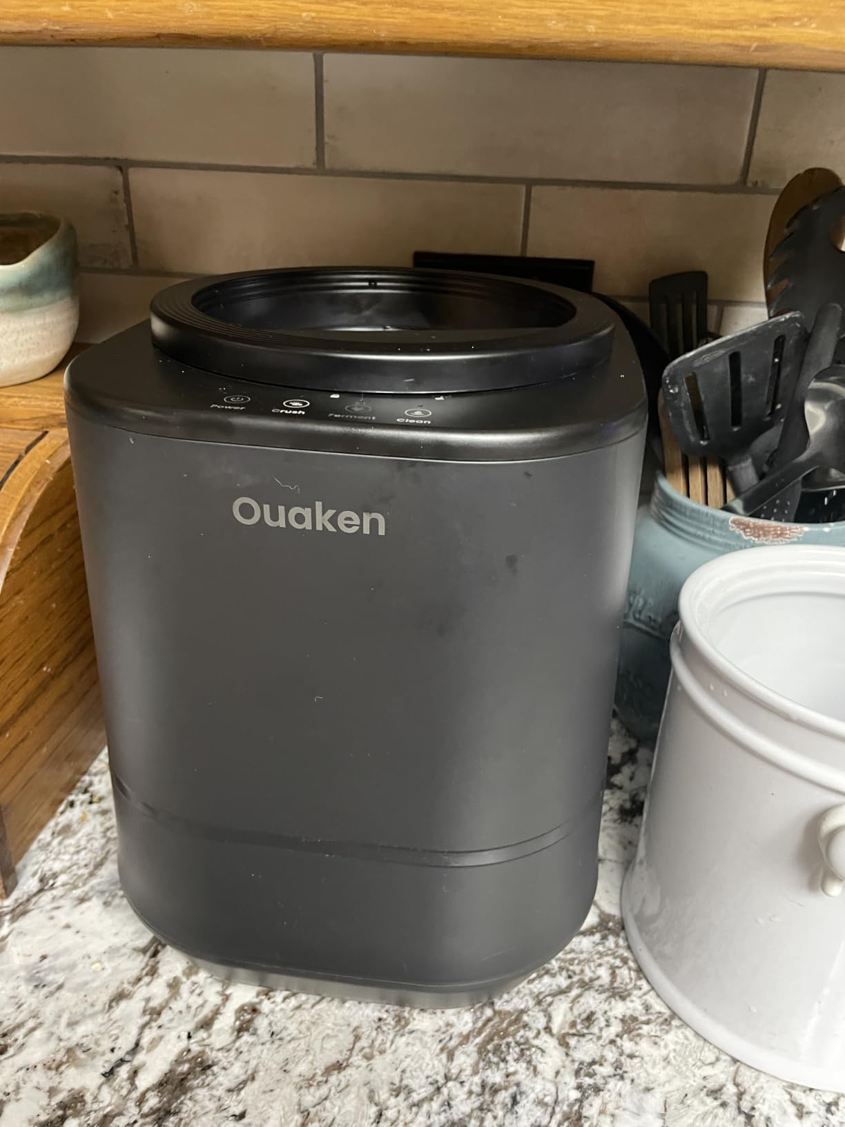 4L Electric Composter for Kitchen, Smart Countertop Compost Bin | Odorless | Low Noise | Auto-Cleaning | Turn Food Waste into Fertilizer, Indoor Food Waste Compost Machine, Black customer photo 2