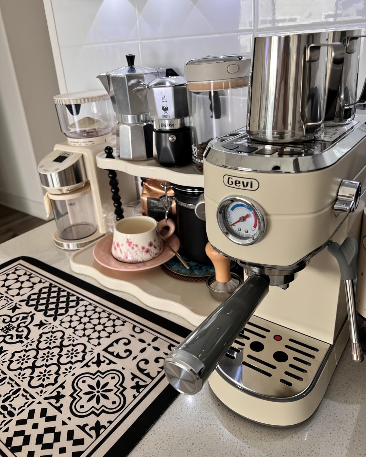 Gevi 20 Bar Espresso Machine with Conical Burr Anti-Static Coffee Grinder | Removable Water Tank; Include Necessary Accessories; 35 Precise Grind Settings; Easy to Clean and Maintain; with Milk Frother customer photo 1