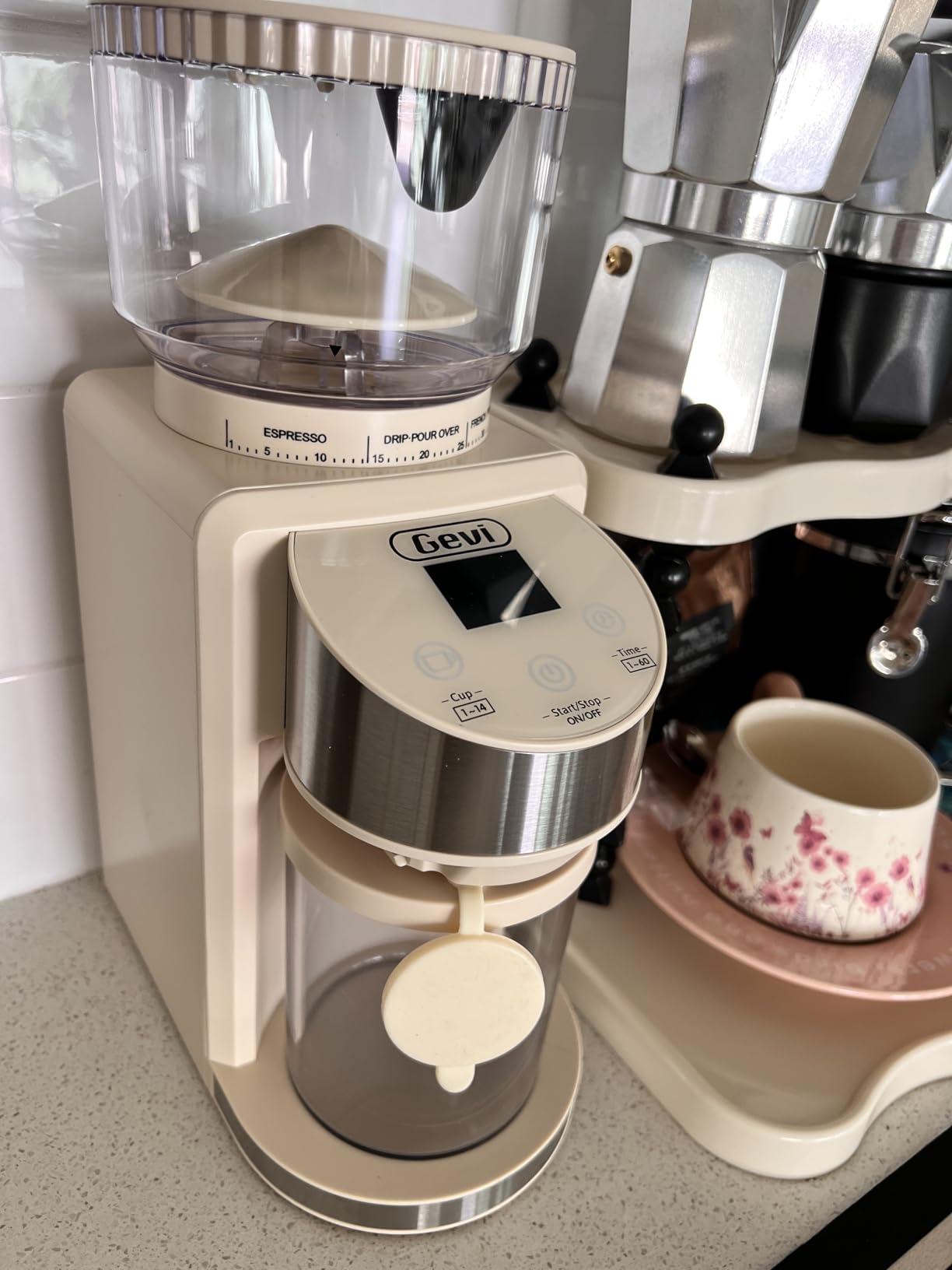 Gevi 20 Bar Espresso Machine with Conical Burr Anti-Static Coffee Grinder | Removable Water Tank; Include Necessary Accessories; 35 Precise Grind Settings; Easy to Clean and Maintain; with Milk Frother customer photo 2