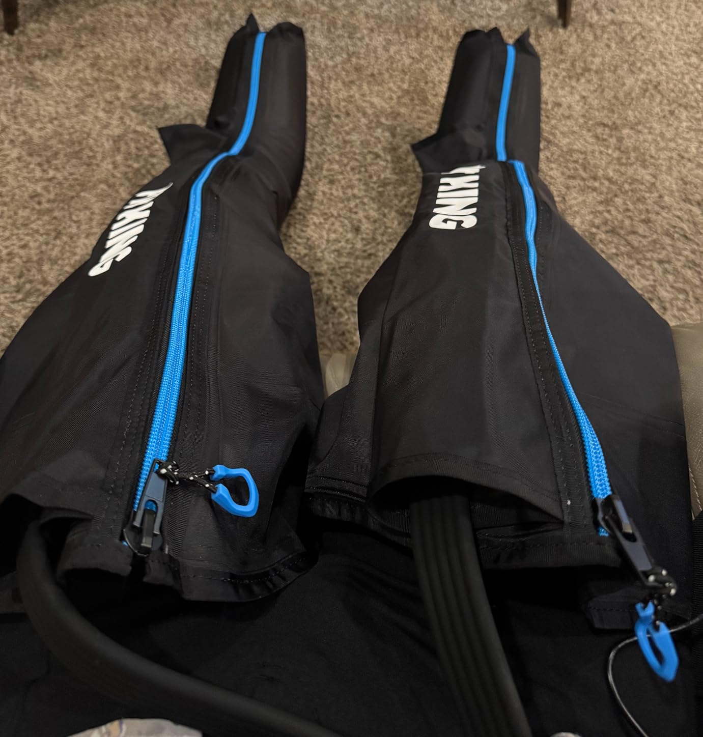 FIT KING Upgraded Leg Massager Recovery Boots, Professional Air Compression Recovery System for Circulation & Athlete-Level Fast Recovery, Cordless Rechargeable Compression Boots (Medium) customer photo 1