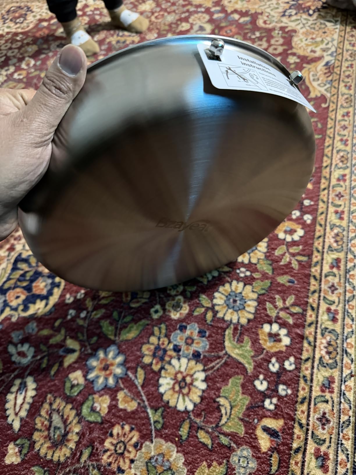12 Inch Stainless Steel Frying Pan, Tri-Ply Clad Skillet | Induction Compatible Sauté Pan with Even Heat for Searing | Oven & Dishwasher Safe | Professional Restaurant Grade Cookware customer photo 1