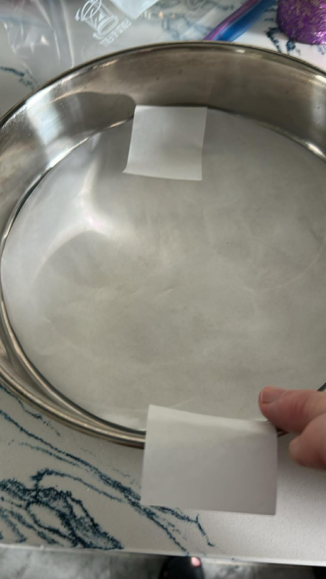 9 Inch Round Cake Pans Set of 2 with 100 Pieces Parchment Paper | Stainless Steel Round Cake Pans For Layered Cakes, No Coating Smash Baking Pan, Mirror Finish Dishwasher Safe Cake Mold customer photo 1